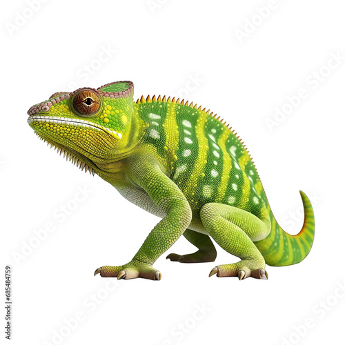 Chameleon Lizard Isolated © Ariestia