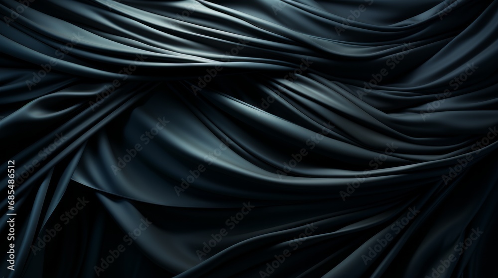 An ethereal contrast of darkness and purity, where fabric flows in a mesmerizing abstract dance upon a blank canvas An ethereal contrast of darkness and purity, where fabric flows in a mesmerizing abstract dance upon a blank canvas