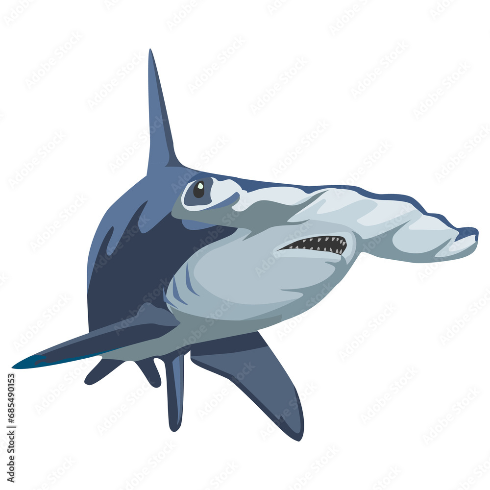 Obraz premium wild shark image png