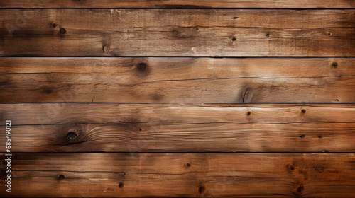 Wooden wall background. Generative AI.