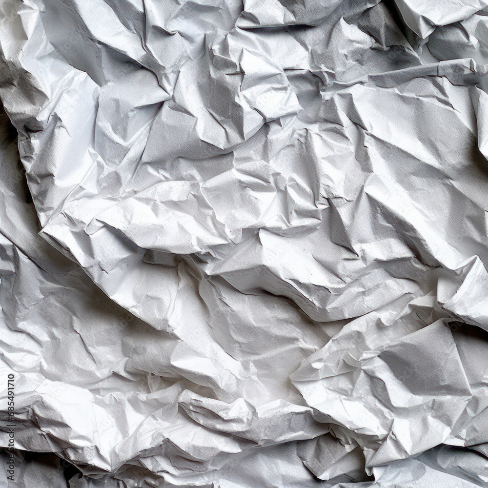 Obraz premium Crumpled Paper Texture High Definition