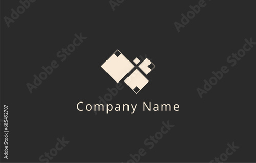 Logo design, pixel logo for business