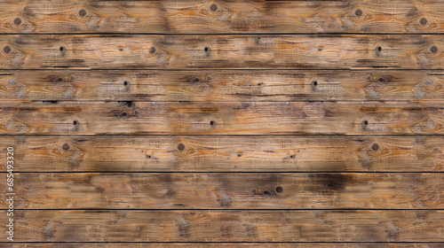 Brown wood table background, lots of contrast, wooden texture. Generative AI.