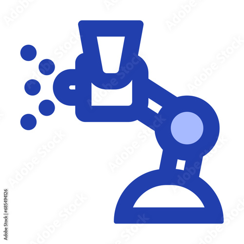 spraying robot