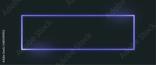 minimalist isolated neon gradient border or frame line, vector design for template, graphic, element, card