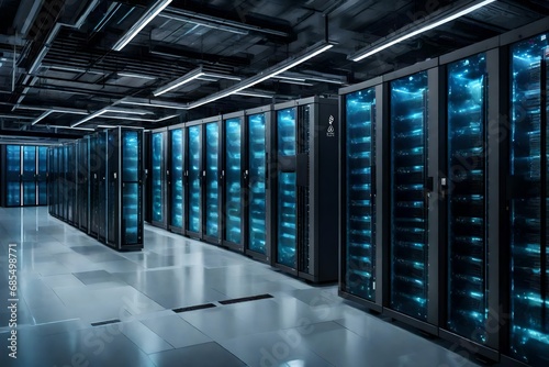 A cutting-edge data center supporting seamless digital operations for businesses.