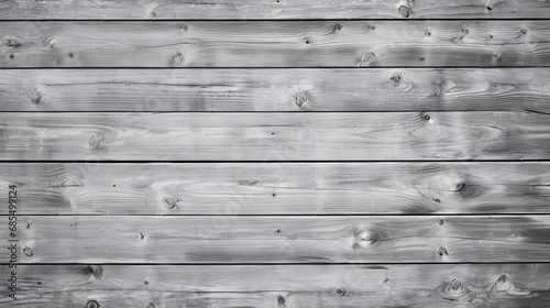 Gray wood texture. Grey wooden wall background. Rustic desks with knots pattern. Generative AI.