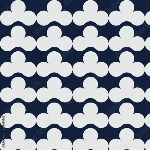 Colorful flower pattern with elegant and simple shape. Pattern Background. Colorful Pattern Background