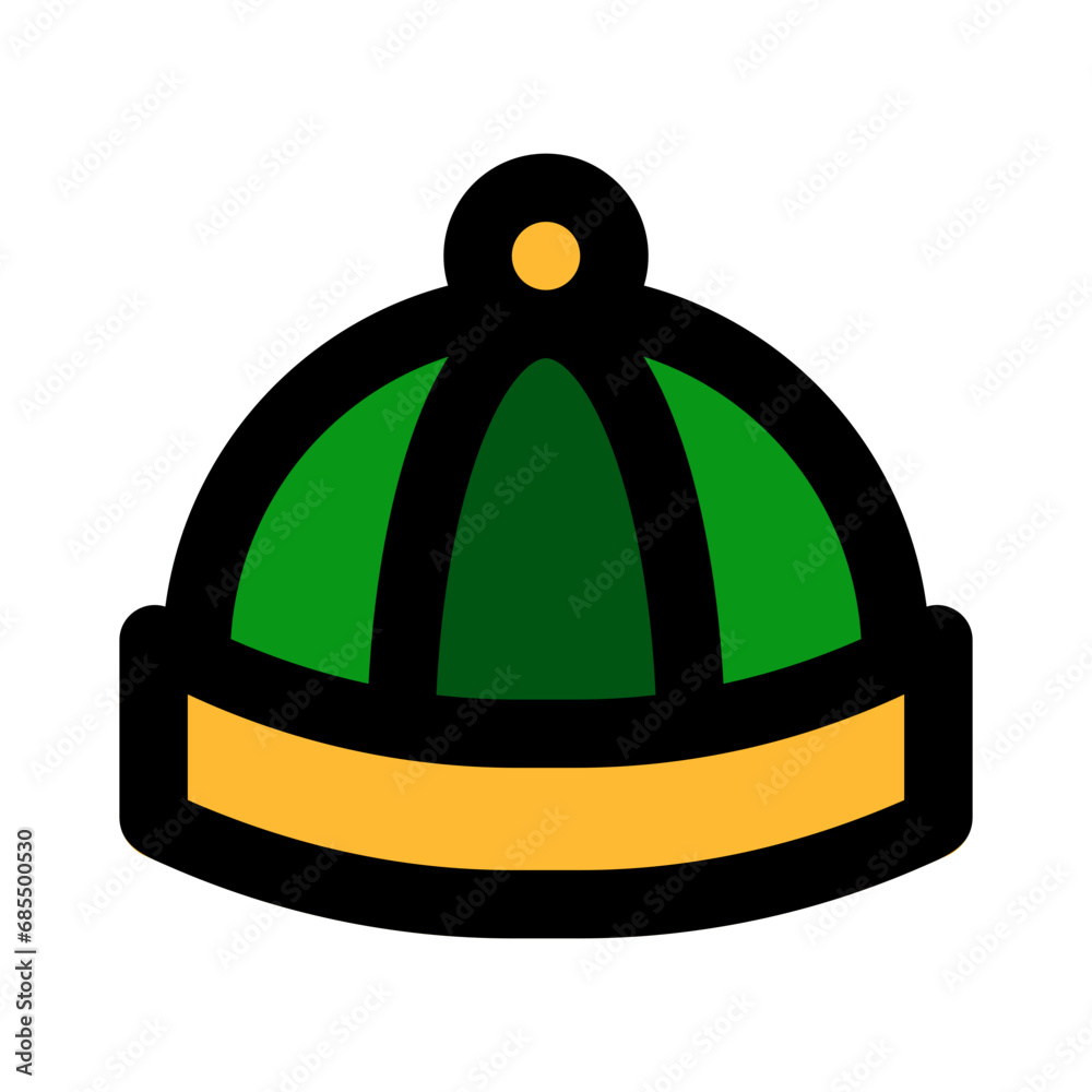 Naklejka premium beanie