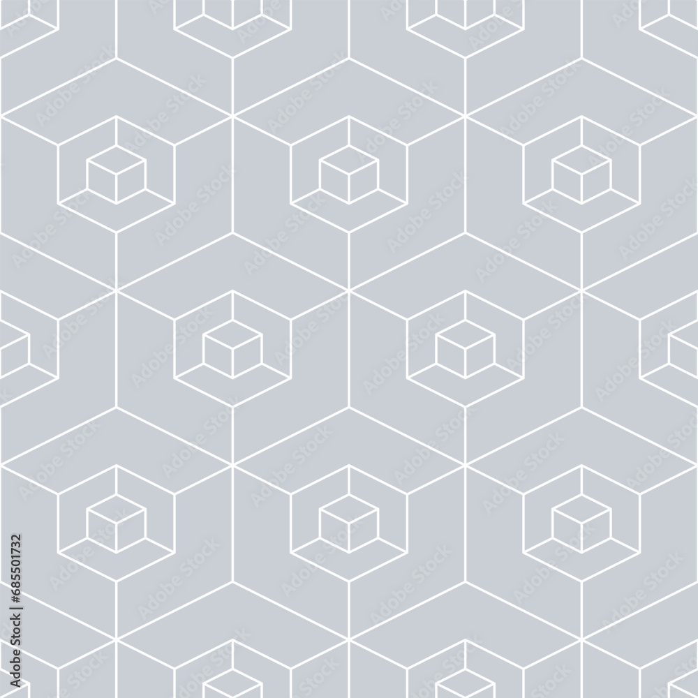 Cube seamless background. Vector illustration. Cube seamless background. Vector illustration.
