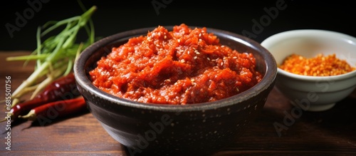 Spicy pepper paste - gochujang.