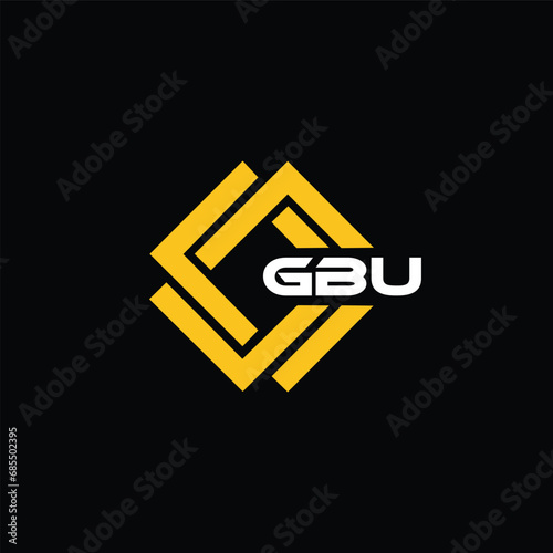 GBU letter design for logo and icon.GBU typography for technology, business and real estate brand.GBU monogram logo.