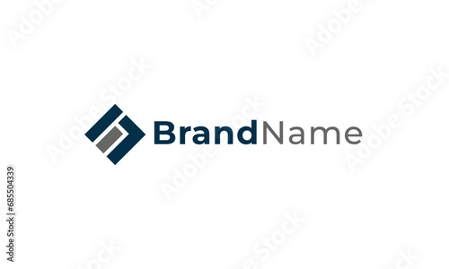 abstract precast logo design