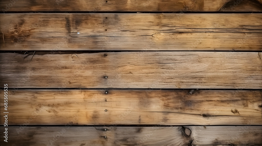 Obraz premium Old wood plank texture background. Generative AI.
