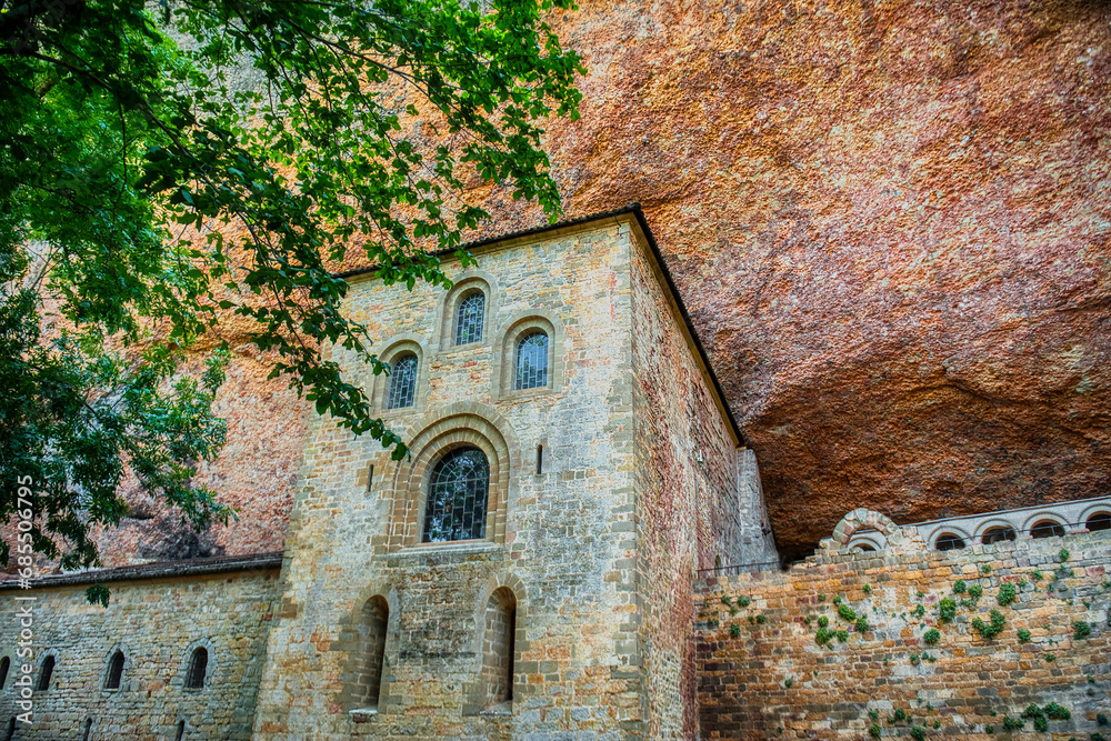 The Royal Monastery of San Juan de la Peña located in Botaya, southwest of Jaca, Huesca, Aragon (Spain), was the most important monastery in Aragon in the early Middle Ages.