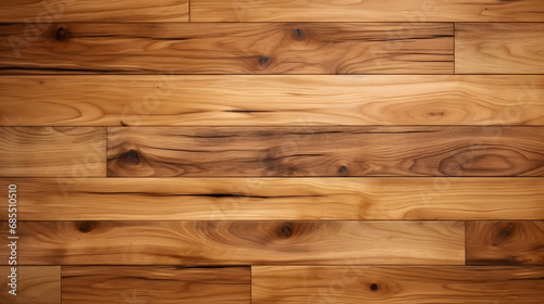 Seamless wood floor texture, hardwood floor textur. Generative AI. photo