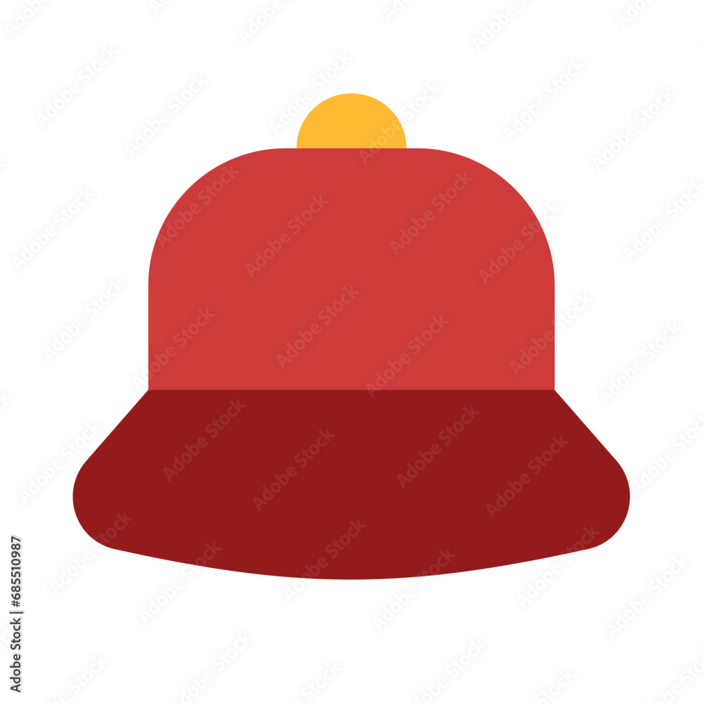 Fototapeta premium flat hat