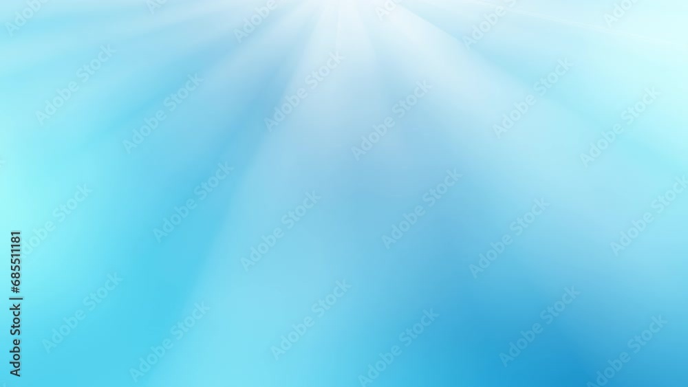 Abstract light burst and light rays moving shining on pastel soft blue background animation. Abstract light burst and light rays moving shining on pastel soft blue background animation.