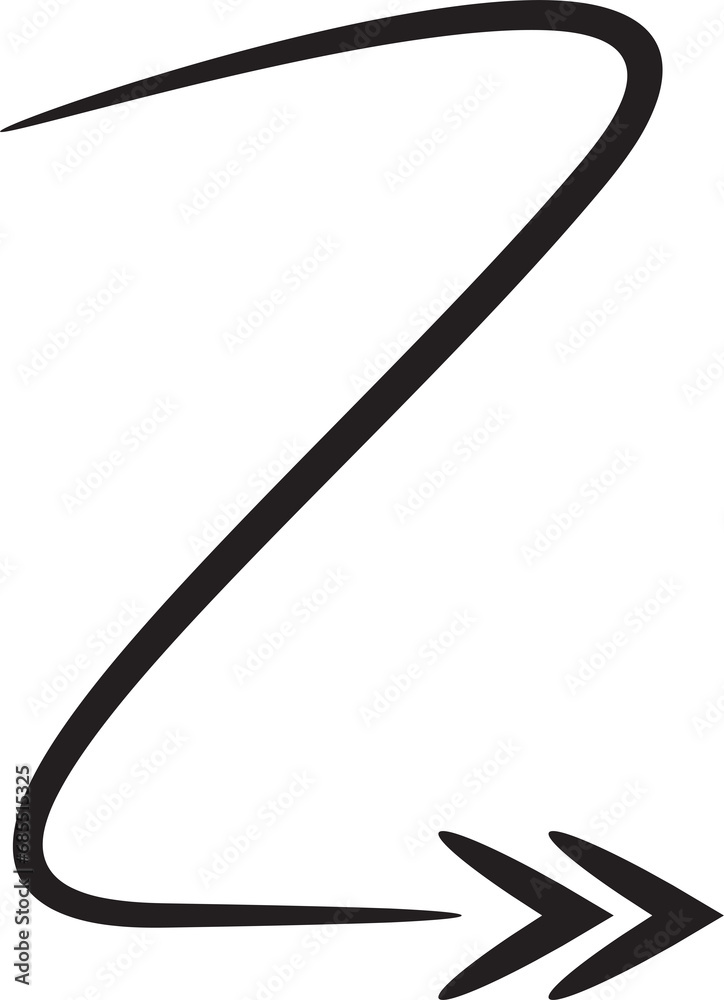 Sketch Arrow Symbol Sketch Arrow Symbol