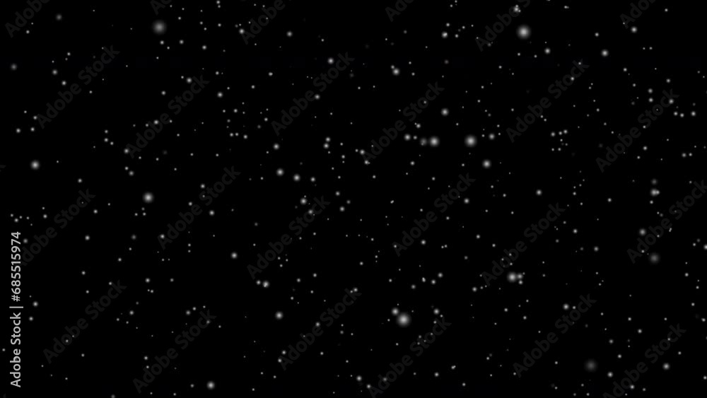 Snowfall winter background. Snowflakes on empty black background. Snowfall winter background. Snowflakes on empty black background.