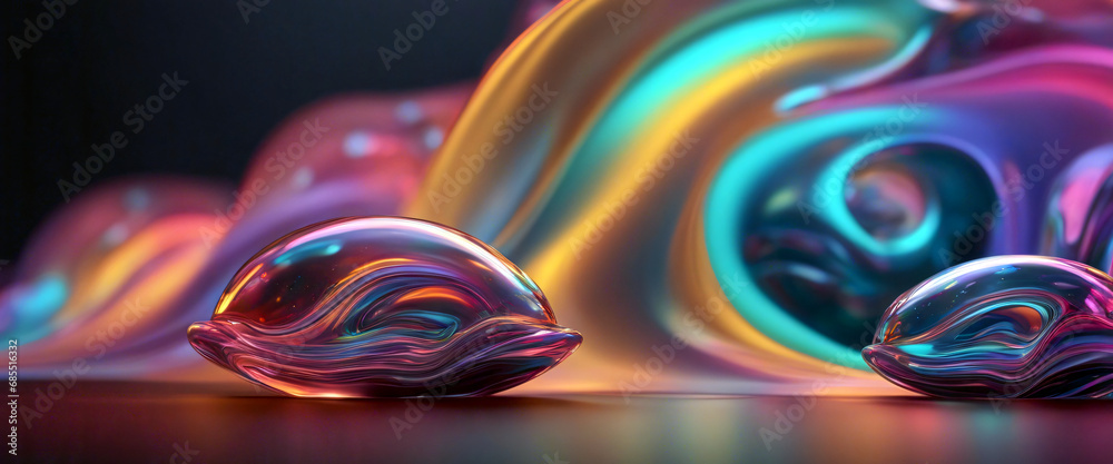 Abalone-Muschel-Scheiben Nagelglitzer – 12 Raster, Bunt, 3D-glänzend, Für UV-Gel & Maniküre