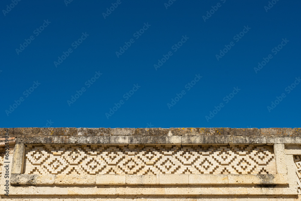 Ancestral architecture of the pre-Columbian city of Mitla