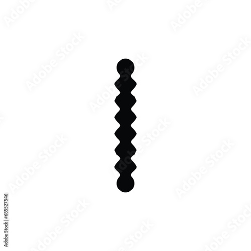 Dildo icon. Simple style mature theme poster background symbol. Dildo brand logo design element. Dildo t-shirt printing. Vector for sticker.