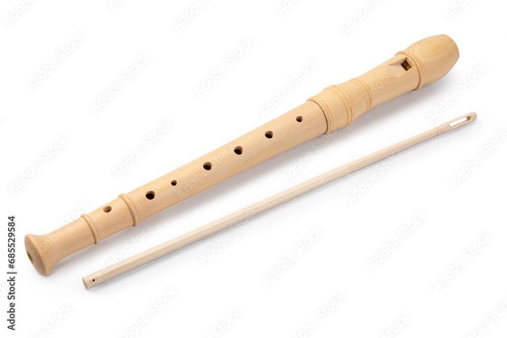 flute isolated on white background flute isolated on white background
