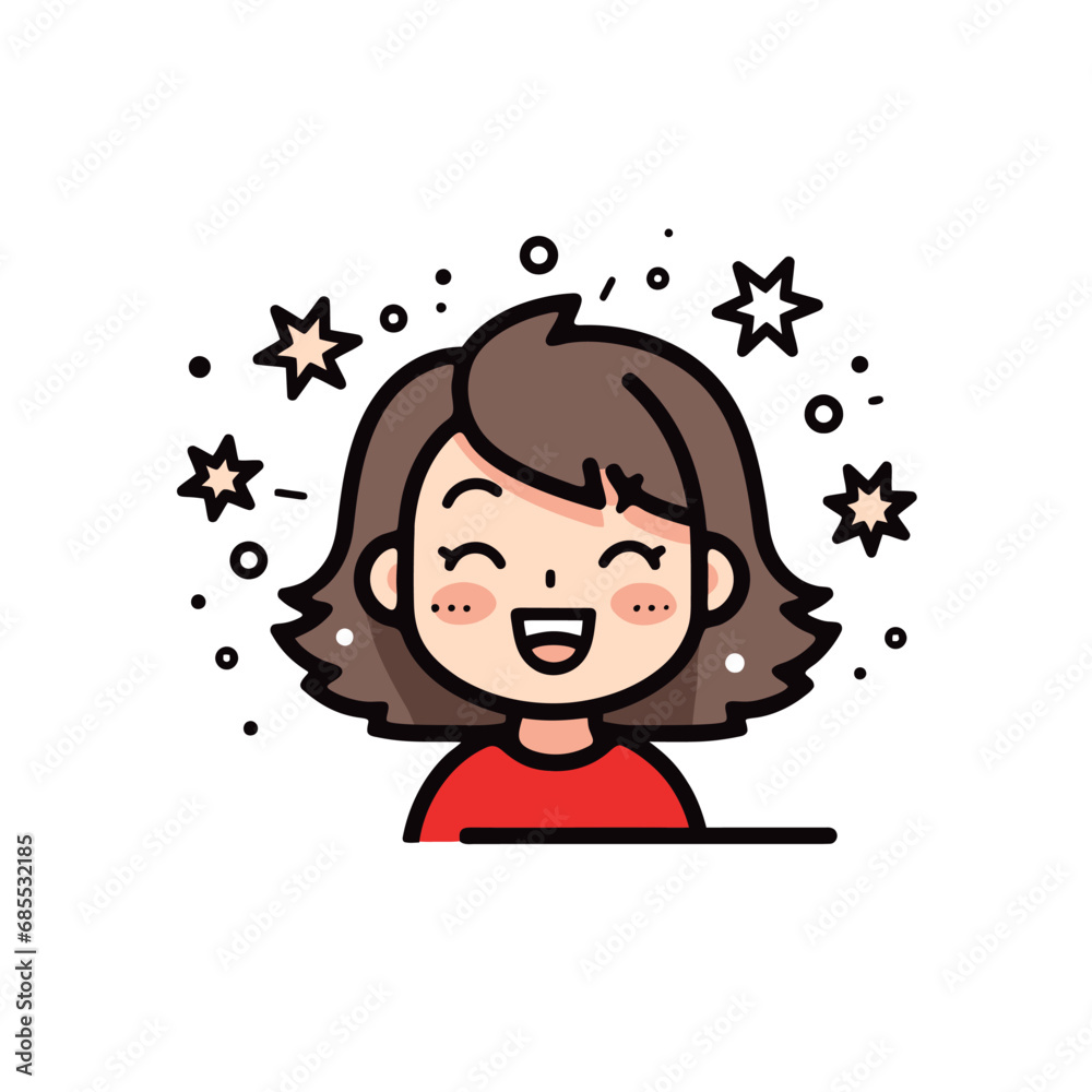 Cute celebrate new year with fireworks cartoon Cute celebrate new year with fireworks cartoon