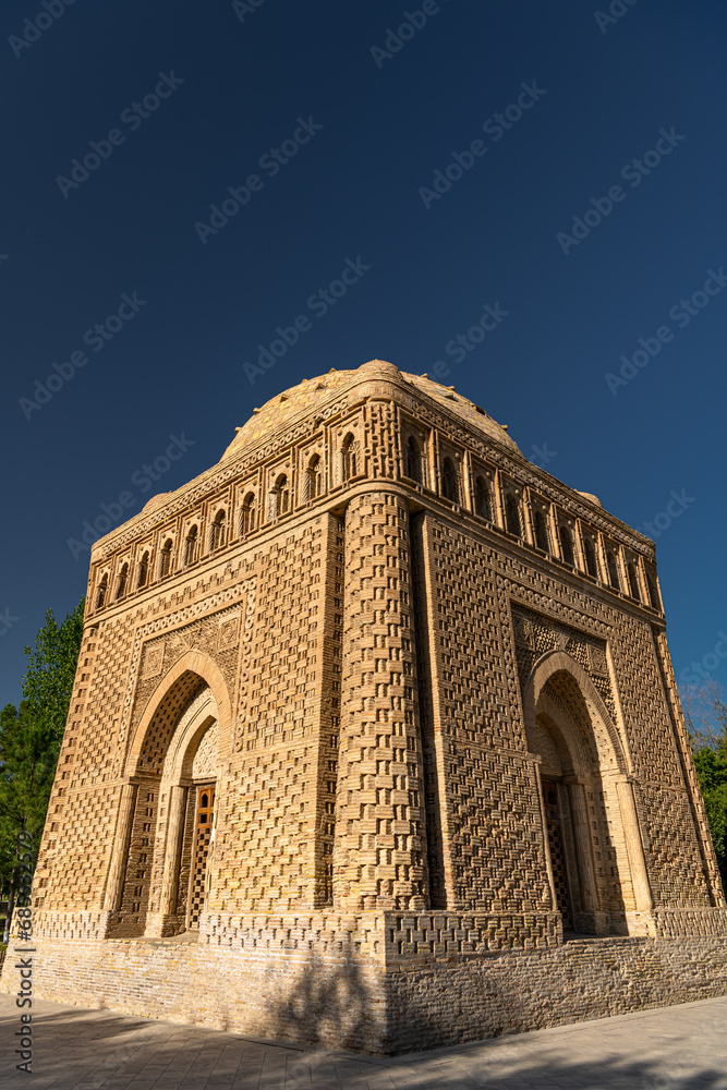Uzbekistan, Bukhara, the Mausoleum of Ismmoil Samoniy.