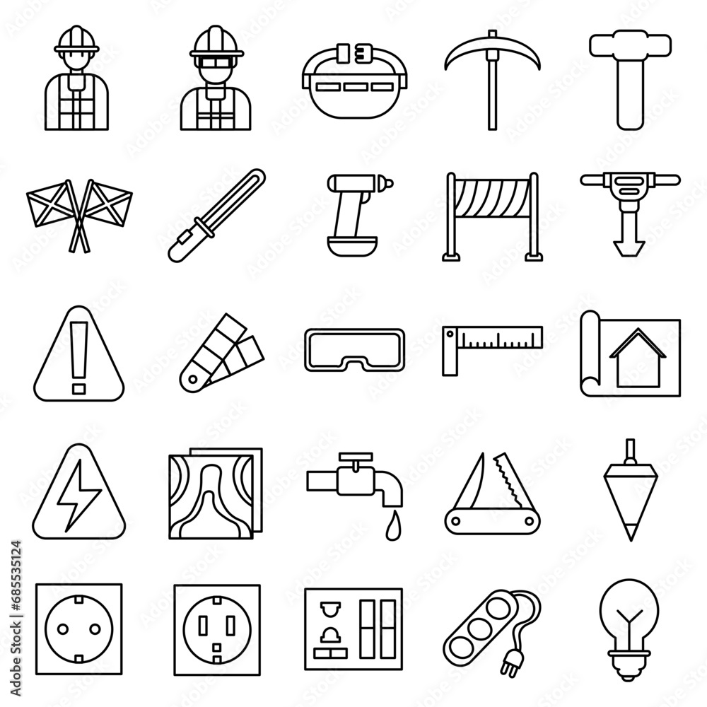 Architecture Icon in Line Style Perfect for Any Purpose and Presentation or etc Architecture Icon in Line Style Perfect for Any Purpose and Presentation or etc
