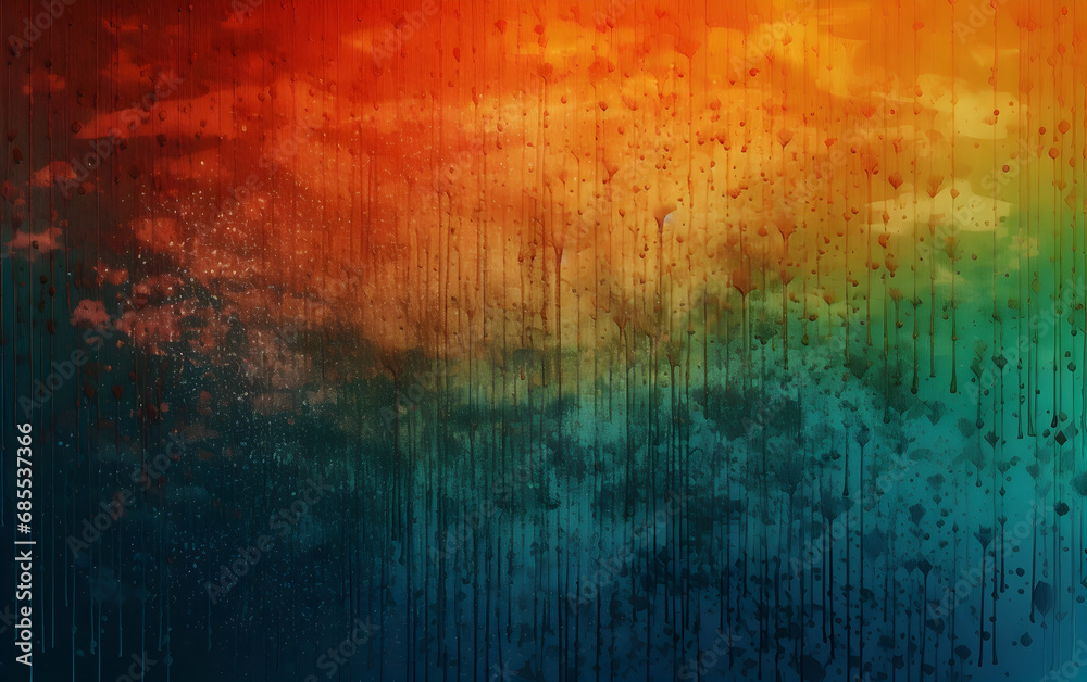 Fototapeta premium Colorful Abstract Background with Distressed Texture, Generative AI