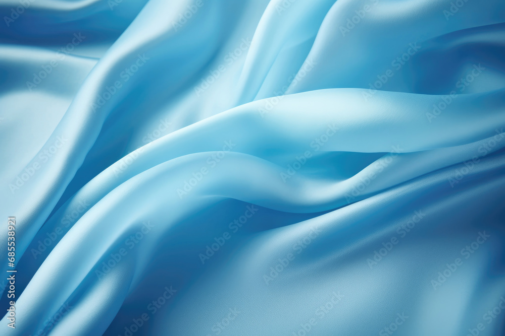 Blue silk canvas background