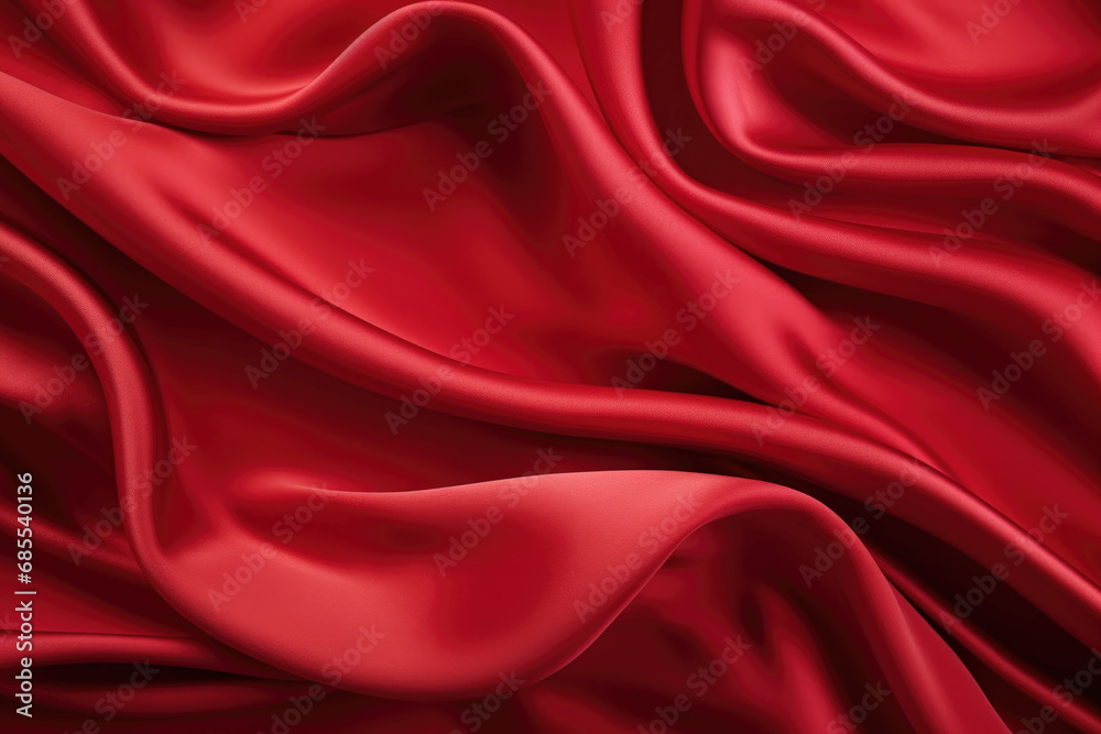 Red silk canvas background