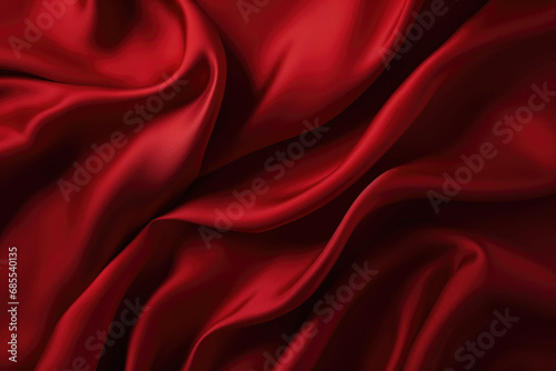 Red silk canvas background