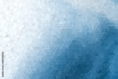 A low poly pattern background made of depth triangles, recalling a pale blue and white sky (cerulean azure daylight).
 photo