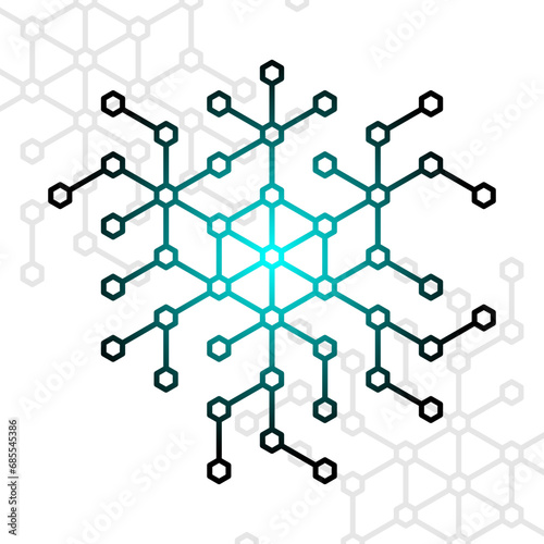 Simple and interesting technology background