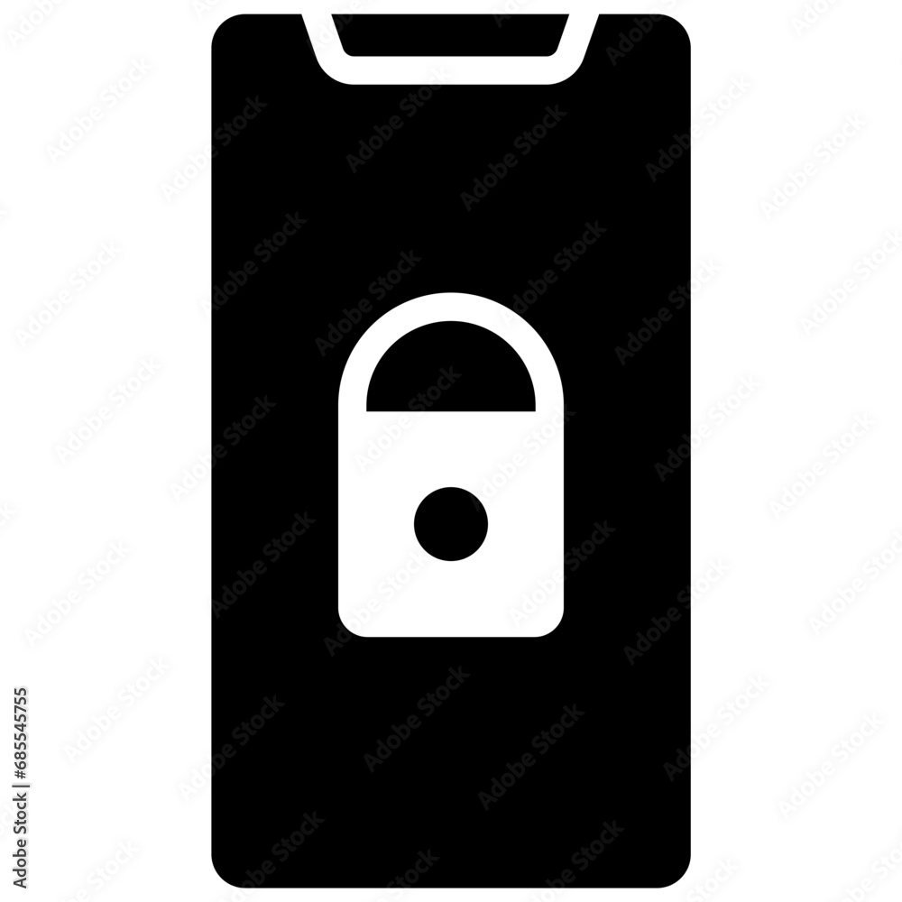 Device security icon. Outline design. For presentation, graphic design, mobile application. Device security icon. Outline design. For presentation, graphic design, mobile application.
