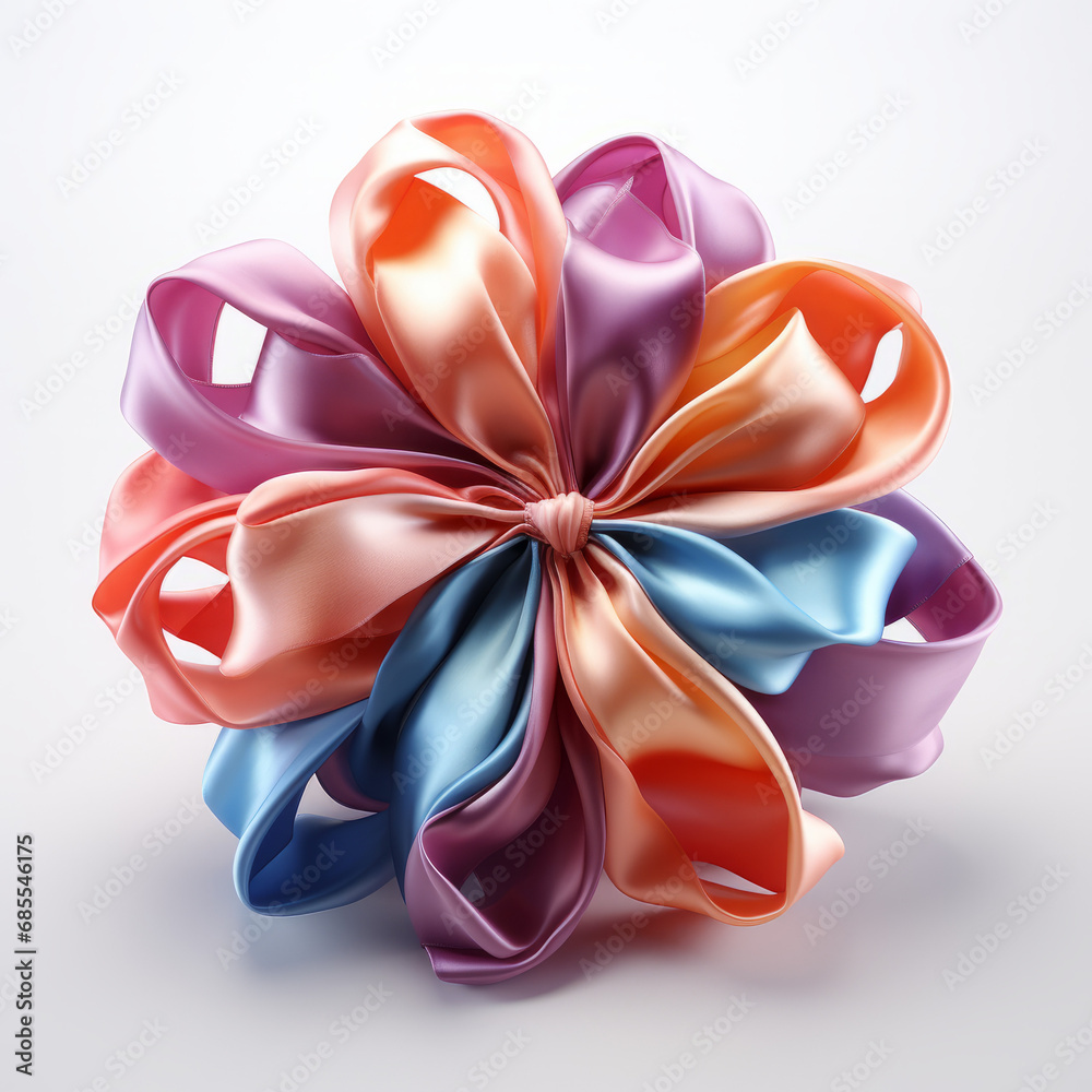 ribbon with bow isolated on white background ribbon with bow isolated on white background