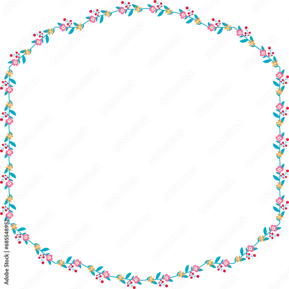Horizontal Frame Wreath flower floral leaf borders Square shape colorful natural cute blossom love green pink decoration Branch laurel vintage frames Botanical ornate Elements design badge decoration Horizontal Frame Wreath flower floral leaf borders Square shape colorful natural cute blossom love green pink decoration Branch laurel vintage frames Botanical ornate Elements design badge decoration