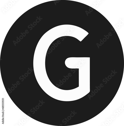 G Letter. Abstract Company Logo Design