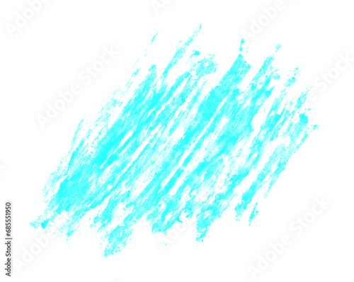 Gekritzel in hellblau gemalt auf wei  em Hintergrund