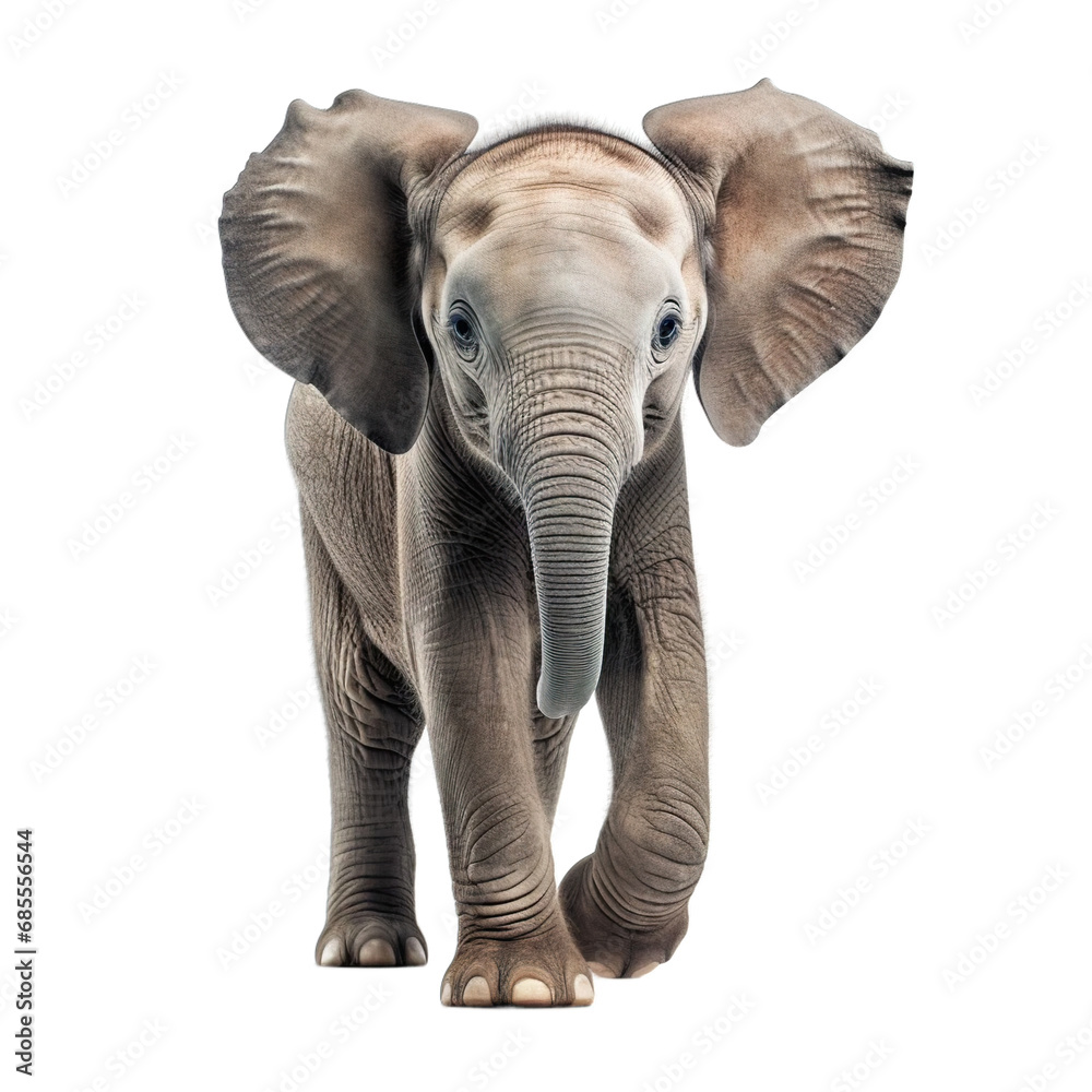 Fototapeta premium elephant isolated on white