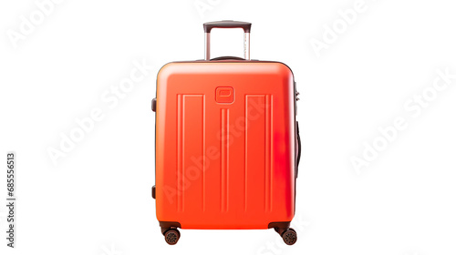travel suitcase isolated on white