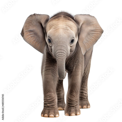 elephant isolated on white