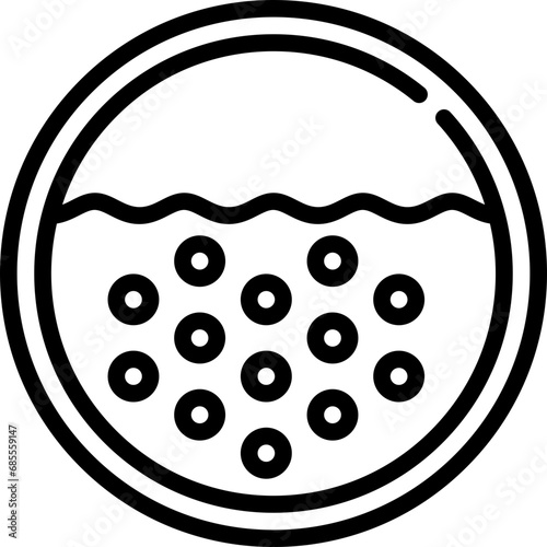 Ozone washing machine icon. Outline design. For presentation, graphic design, mobile application.
