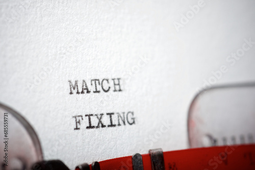 Match fixing phrase
