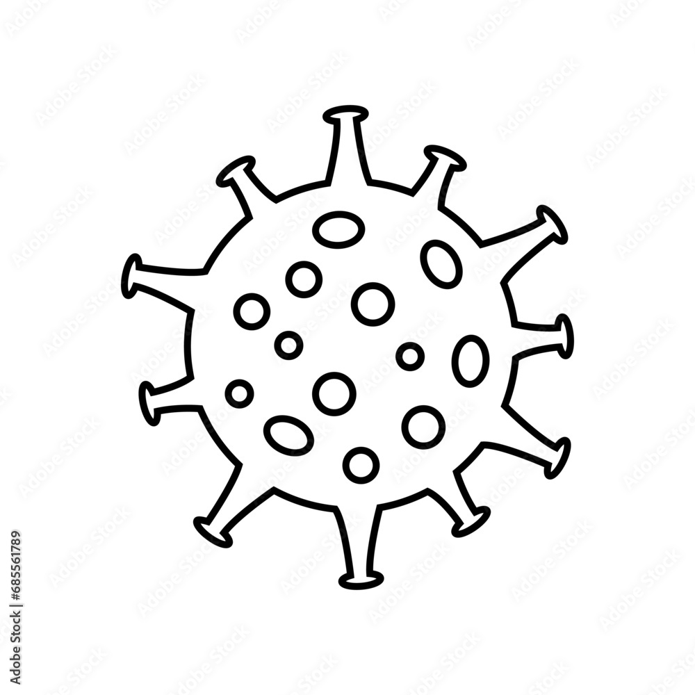 Bacteria vector icon. microorganism disease causing illustration symbol. cell cancer sign. virus logo. Bacteria vector icon. microorganism disease causing illustration symbol. cell cancer sign. virus logo.