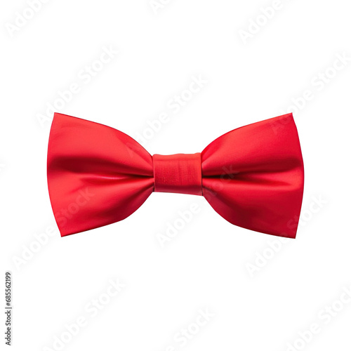 bow tie isolated on transparent background PNG Generative AI