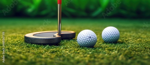 Two mini putters and three ...